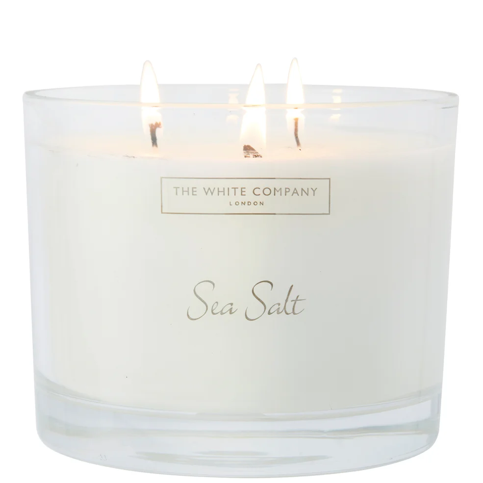 The White Company Sea Salt Large Candle 770g Zdjęcie 1