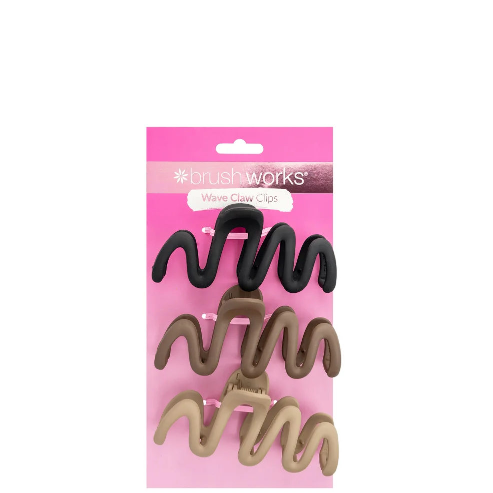 brushworks Wave Claw Clips - 3 Pack Zdjęcie 1