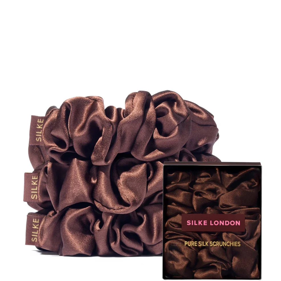 SILKE London Hair Scrunchies - Brown Zdjęcie 1