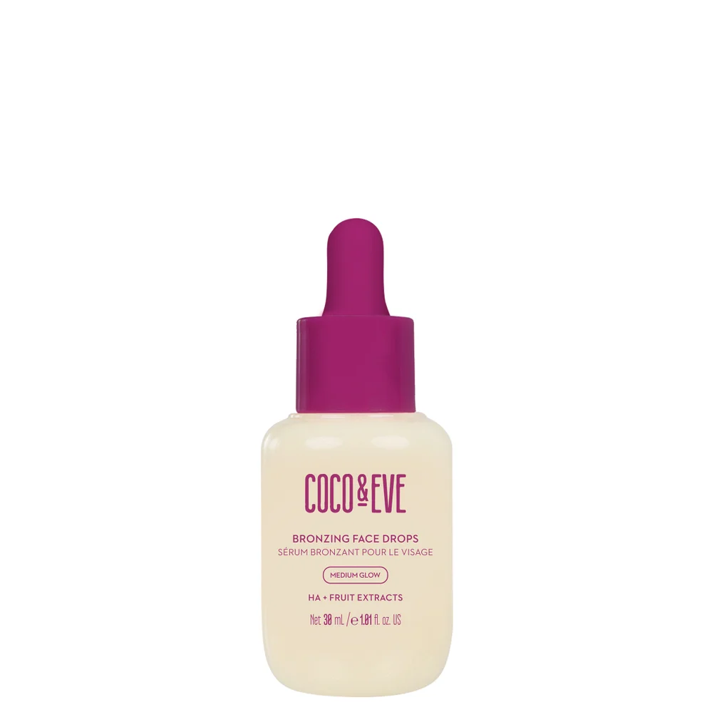 Coco & Eve Bronzing Face Drops (Medium Glow) 30ml Zdjęcie 1