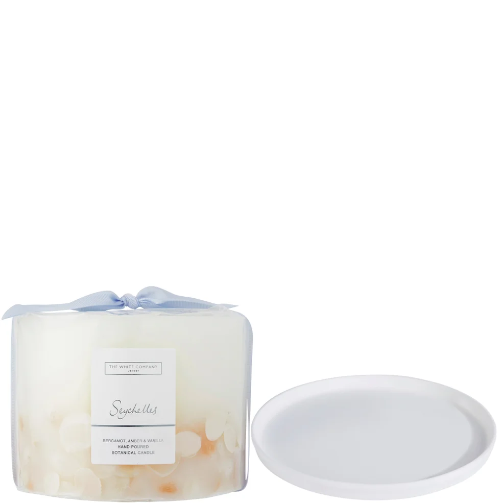 The White Company Seychelles Botanical Candle and Plate - Large Zdjęcie 1
