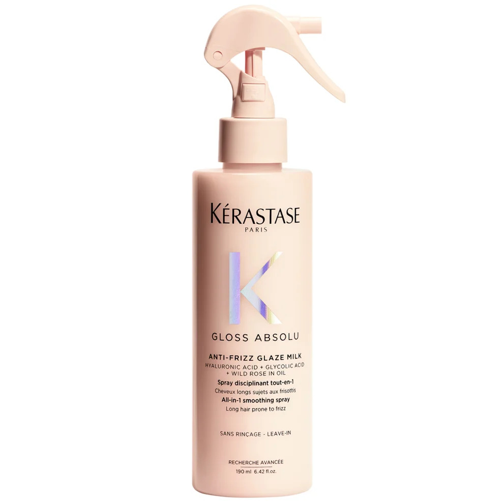 Kérastase Gloss Absolu Anti-Frizz Glaze Milk Spray with Glycolic Acid, Hyaluronic Acid and Wild Rose in Oil 190ml Zdjęcie 1