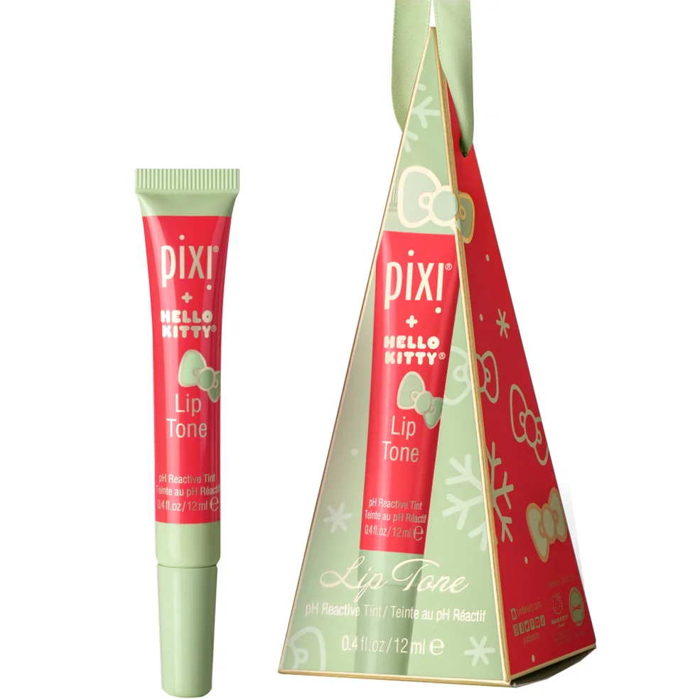 PIXI + HK Lip Tone Holiday 12ml Pyramid Ornament - Coral Delight Zdjęcie 1