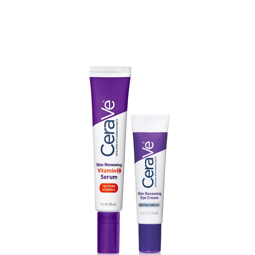 CeraVe Skin Renewing Duo for Visibly Brighter Smoother Skin with Vitamin C Serum and Eye Cream Zdjęcie 1