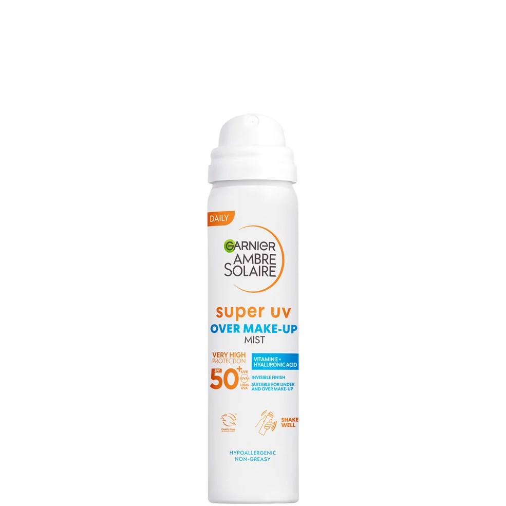 Garnier Ambre Solaire Over Makeup Super UV Protection Mist SPF50+ With Hyaluronic Acid And Vitamin E, 75ml Zdjęcie 1