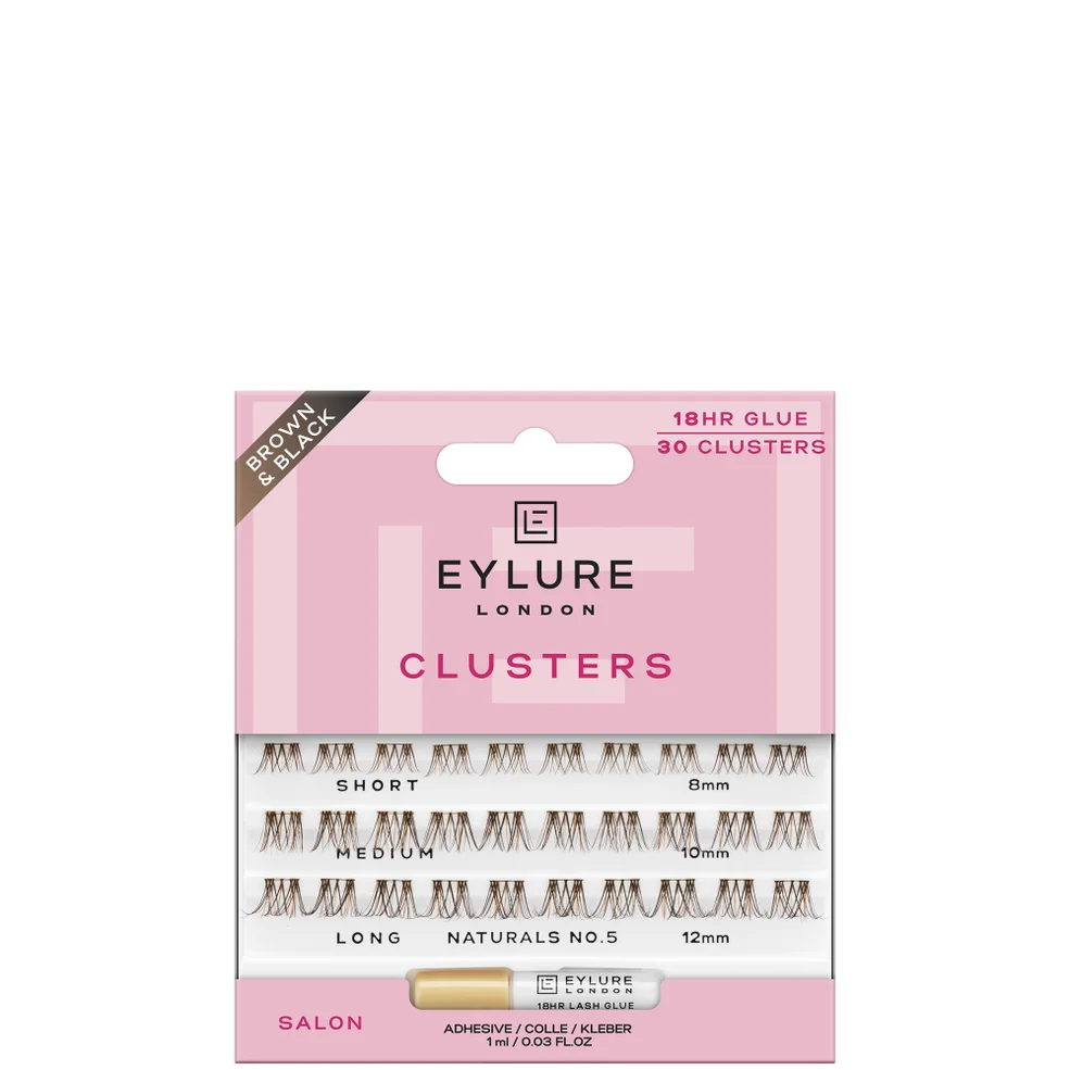 Eylure Brown/Blk Cluster- Brown/Black Naturals No.5 Zdjęcie 1