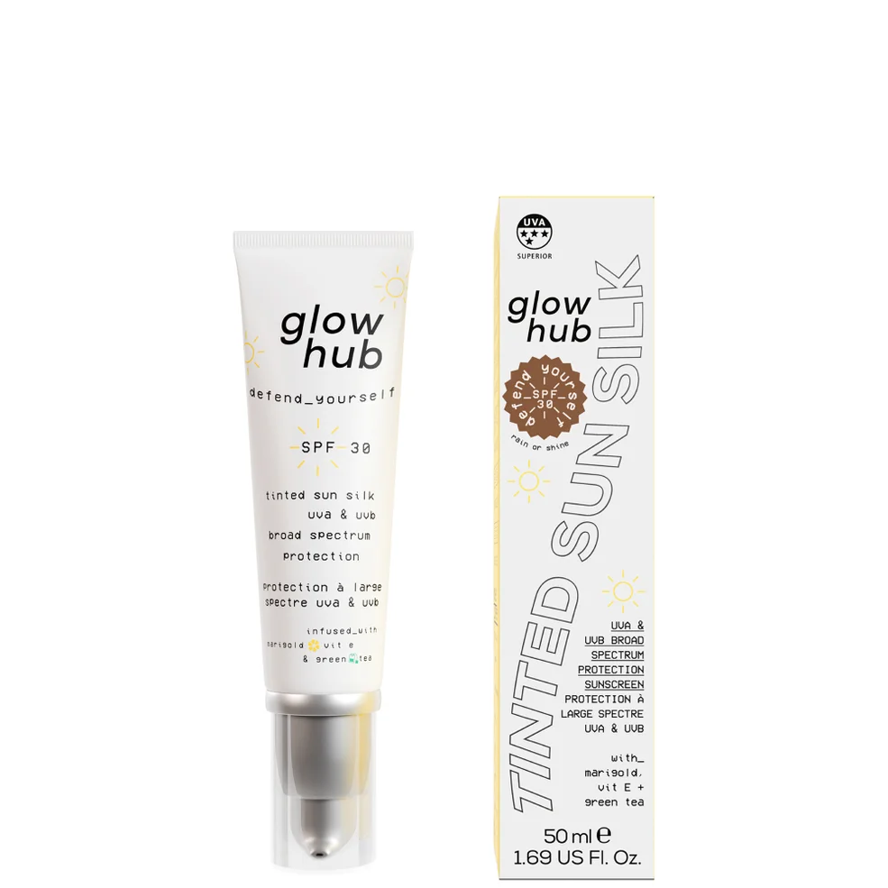 Glow Hub Tinted Sun Silk SPF 30 50ml (Various Shades) Zdjęcie 1