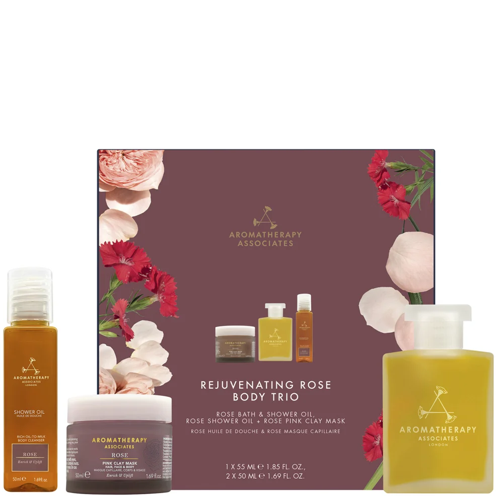 Aromatherapy Associates Rejuvenating Rose Body Trio Gift Set Zdjęcie 1