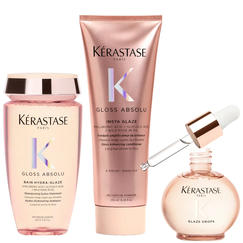 Kérastase Gloss Absolu Shampoo, Conditoner and Oil Bundle Zdjęcie 1
