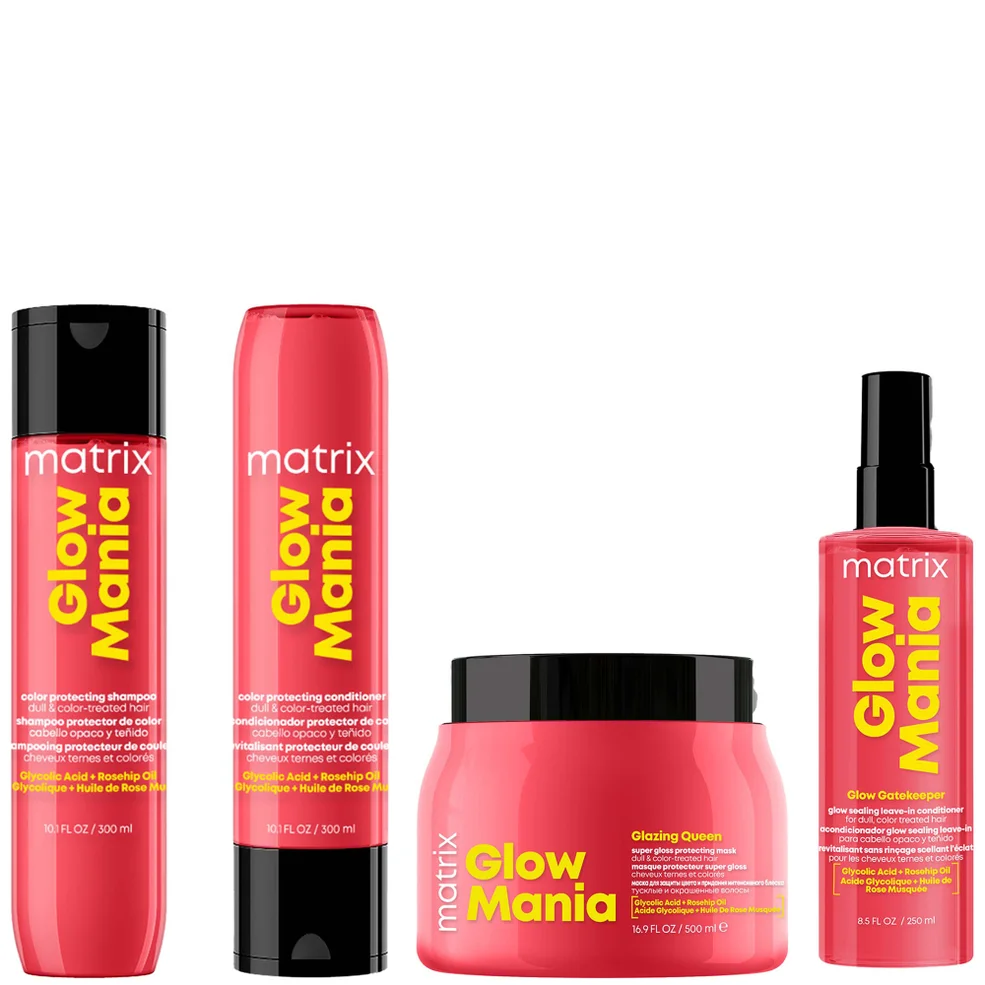 Glow Mania Colour Protecting Set including Shampoo, Conditioner, Leave-In Conditioner, and Mask Zdjęcie 1