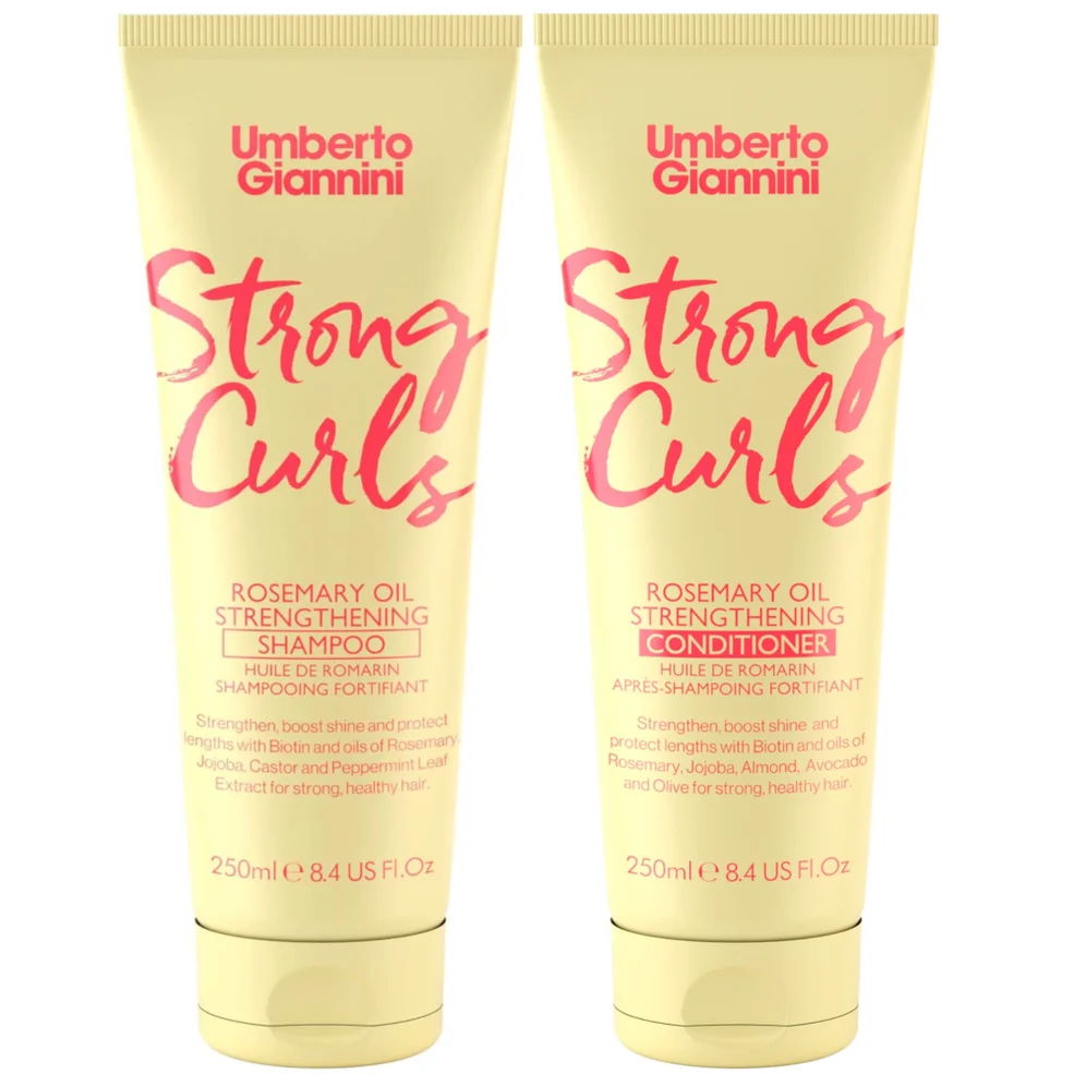 Umberto Giannini Strong Curls Strengthening Shampoo & Conditioner Duo Zdjęcie 1
