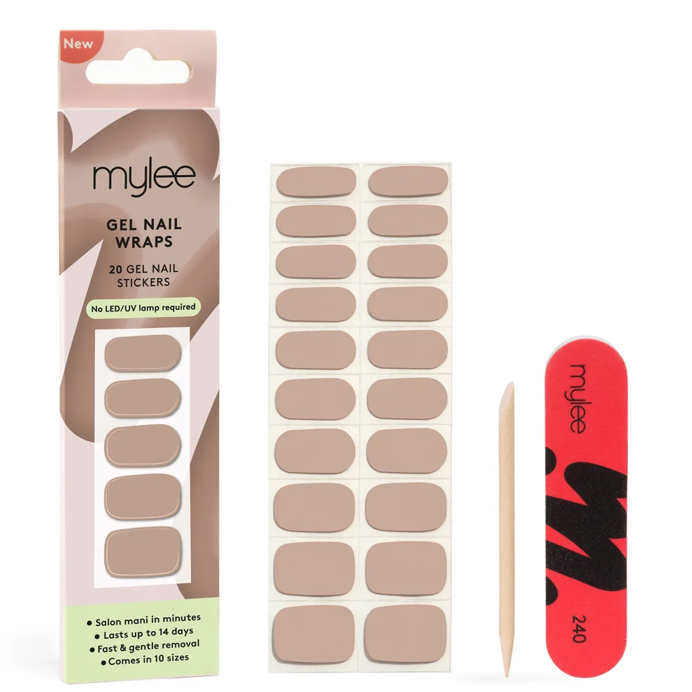 Mylee Gel Nail Wraps - Cozy Nights Zdjęcie 1