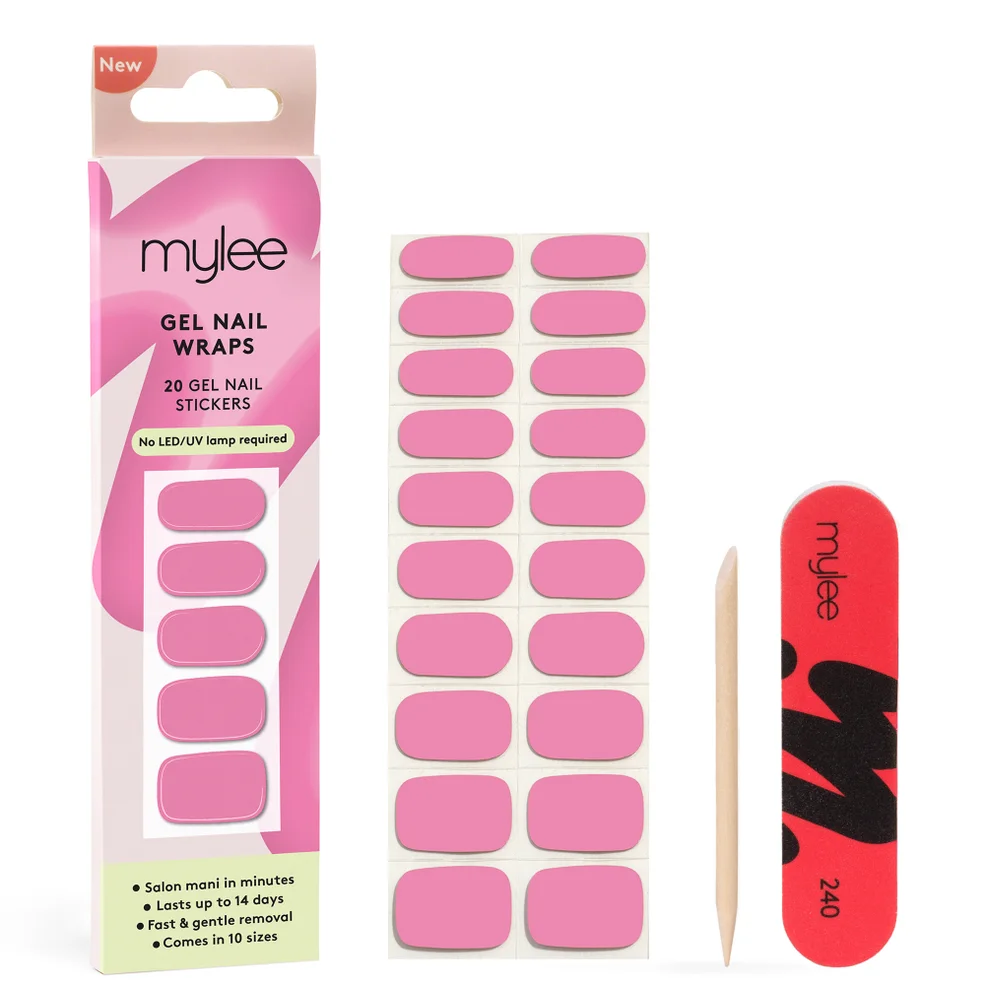 Mylee Gel Nail Wraps - Peony Zdjęcie 1