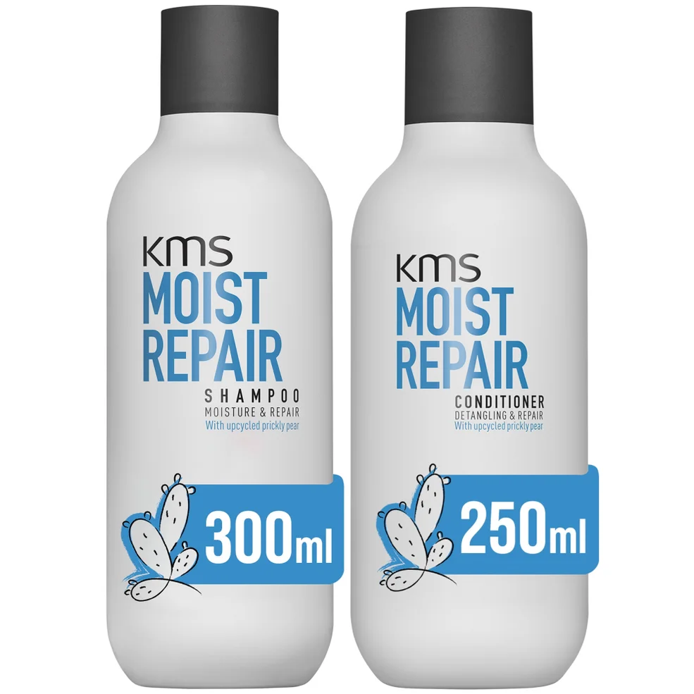 KMS Moist Repair Hair Rescue Shampoo and Conditioner Bundle for Dry and Damaged Hair Zdjęcie 1