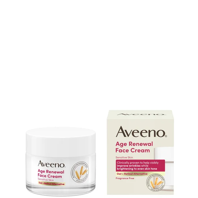 Aveeno Face Age Renewal Cream Retinol Alternative 50ml