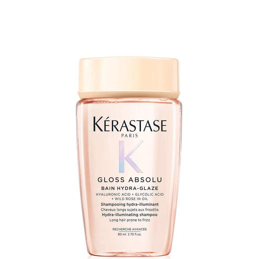 Kérastase Gloss Absolu Shampoo for All Hair Types with Glycolic Acid, Hyaluronic Acid & Wild Rose 80ml Zdjęcie 1