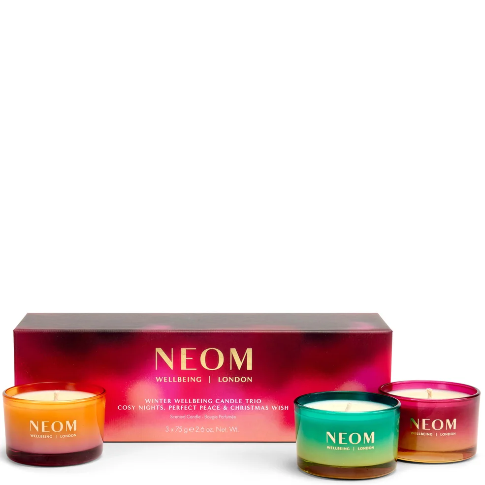 NEOM Winter Wellbeing Candle Trio Zdjęcie 1