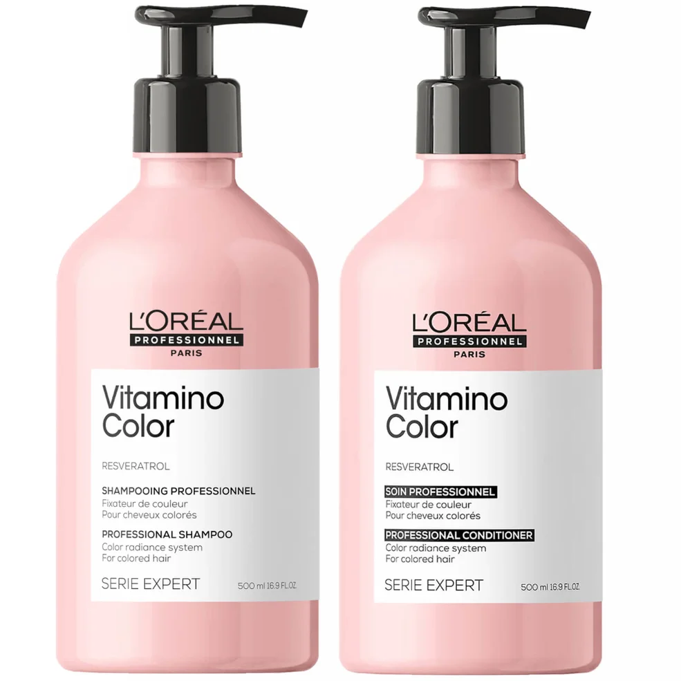 L'Oréal Professionnel Serie Expert Vitamino Color Shampoo & Conditioner Duo For Colour Treated Hair 500ml Zdjęcie 1