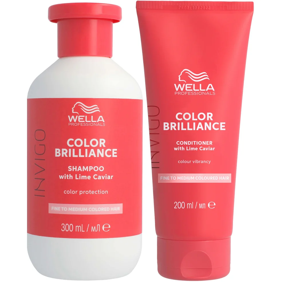 Wella Professionals Care Invigo Color Brilliance Colour Protection Shampoo & Conditioner for Fine Medium Hair 300ml Zdjęcie 1