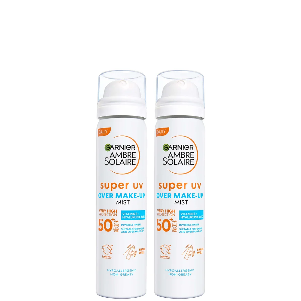 Garnier Ambre Solaire Over Makeup Super UV Protection Mist SPF50+ 75ml Duo Zdjęcie 1