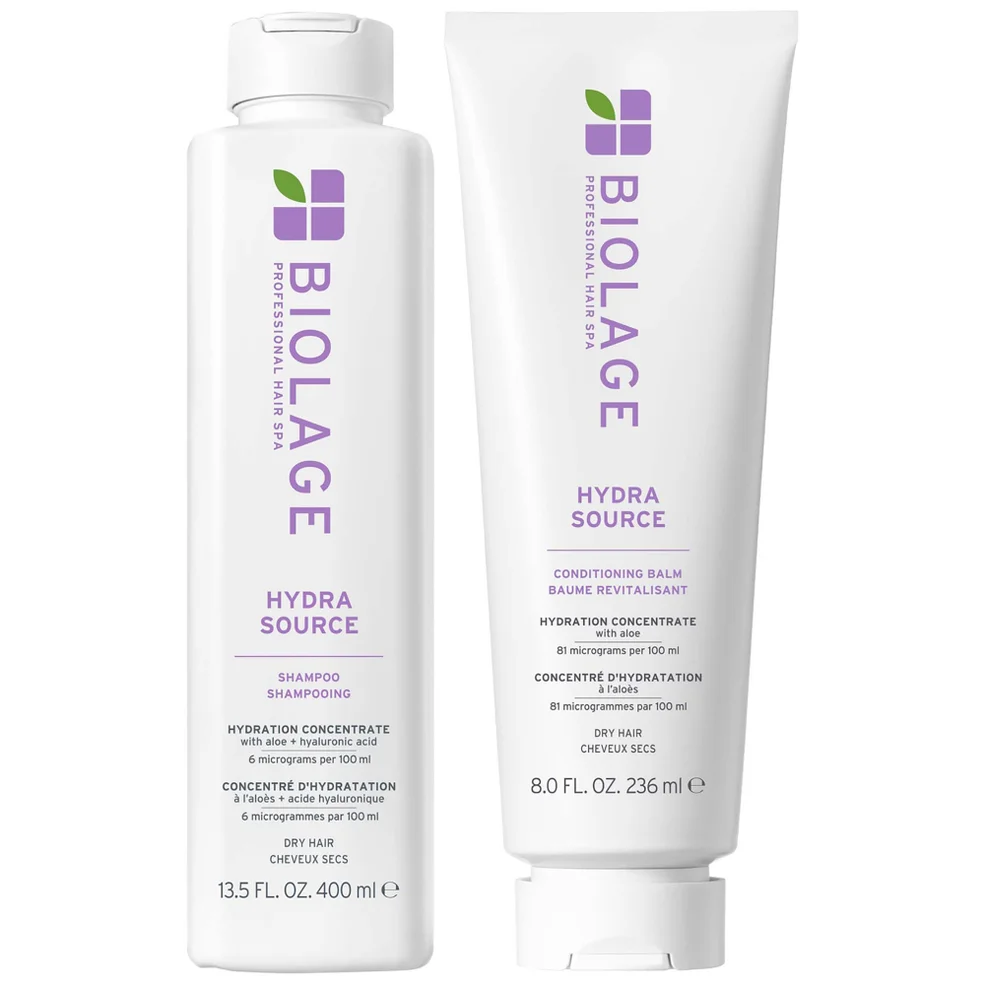 Biolage Hydra Source Shampoo 400ml and Conditioner 236ml Duo Zdjęcie 1