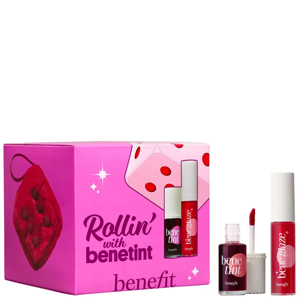 benefit Rollin with Benetint Cheek & Lip Tint and Limited Edition Lip Oil Duo with Beauty Bag Zdjęcie 1