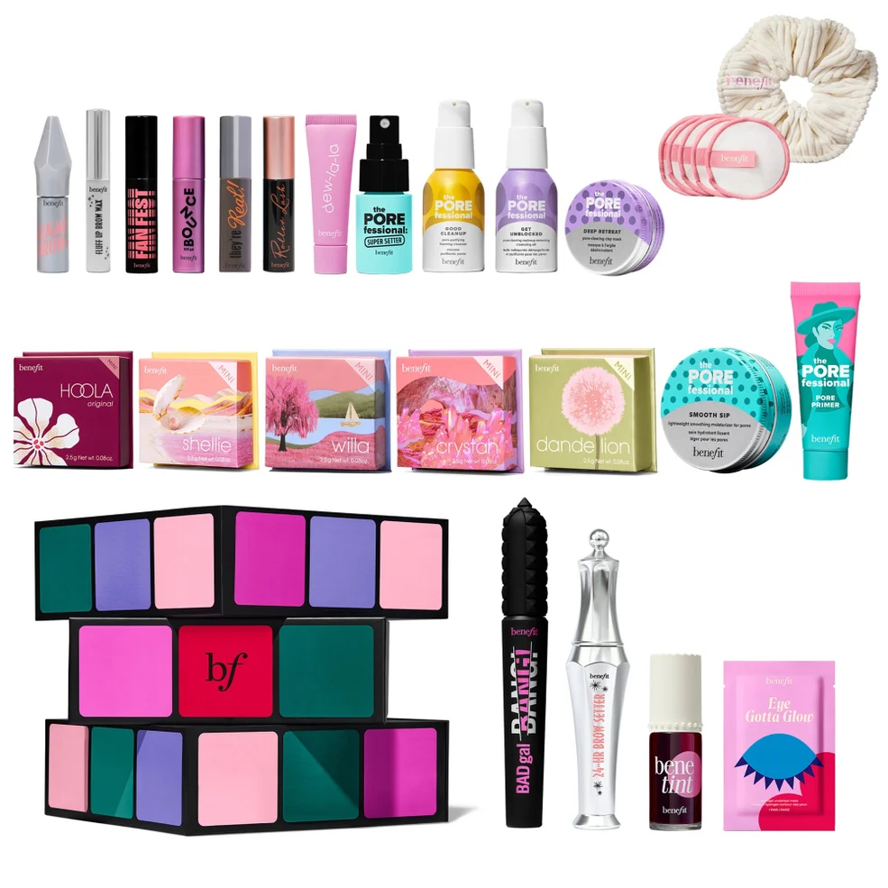 benefit Glam Cube 24 day Christmas Beauty Advent Calendar Zdjęcie 1