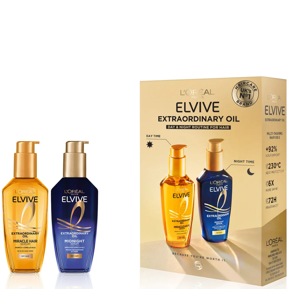 L’Oreal Paris Elvive Extraordinary Oil Day & Night Set Zdjęcie 1