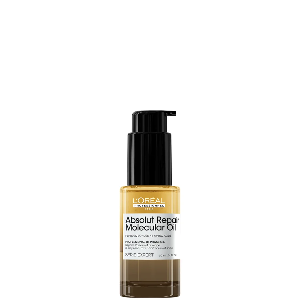 L'Oréal Professionnel Absolut Repair Molecular Bi-Phase Oil for Damaged Hair 30ml, High Shine & Molecular Repair Zdjęcie 1