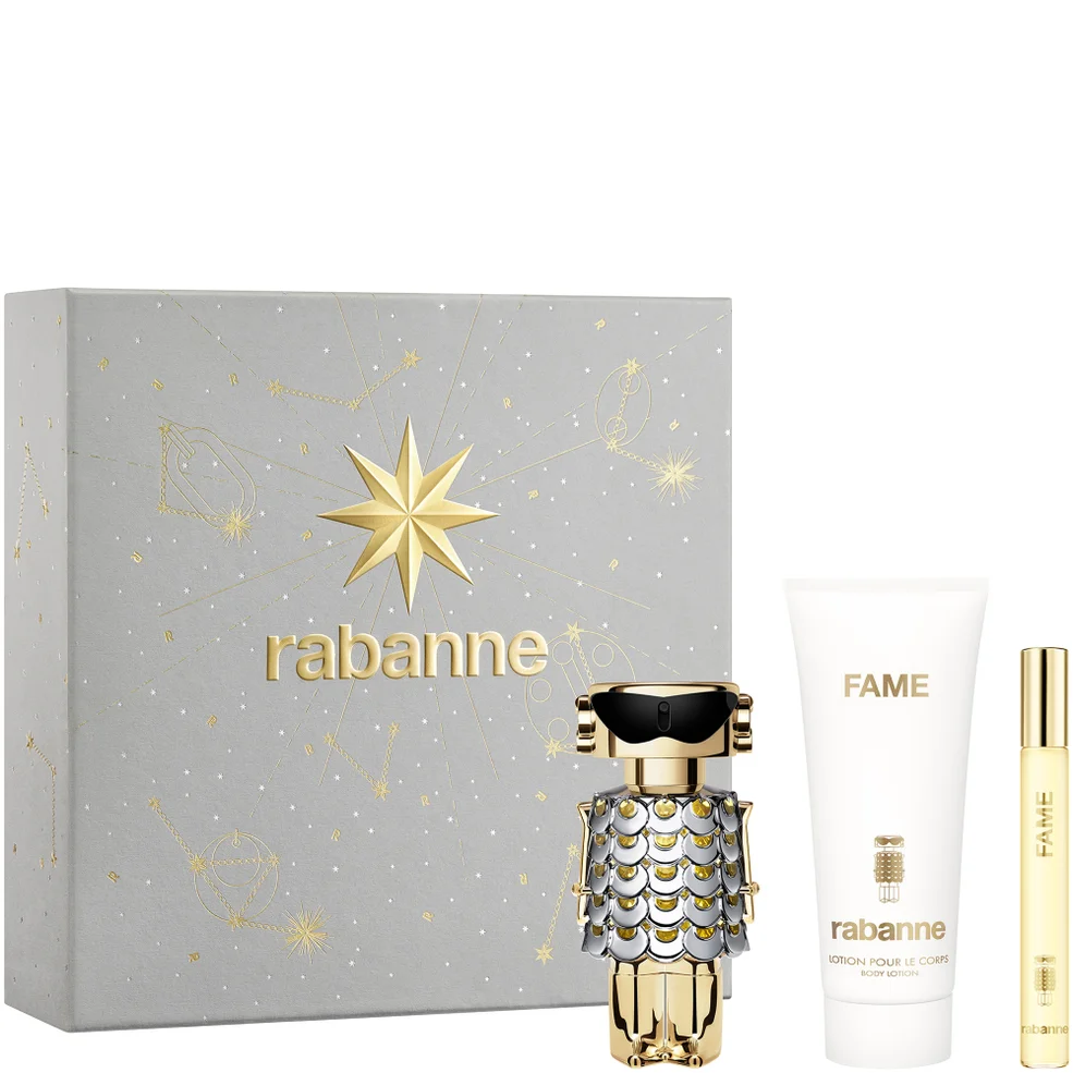 Rabanne Fame Eau de Parfum 50ml + Perfumed body lotion 100ml + Fame Eau de Parfum 10ml Zdjęcie 1