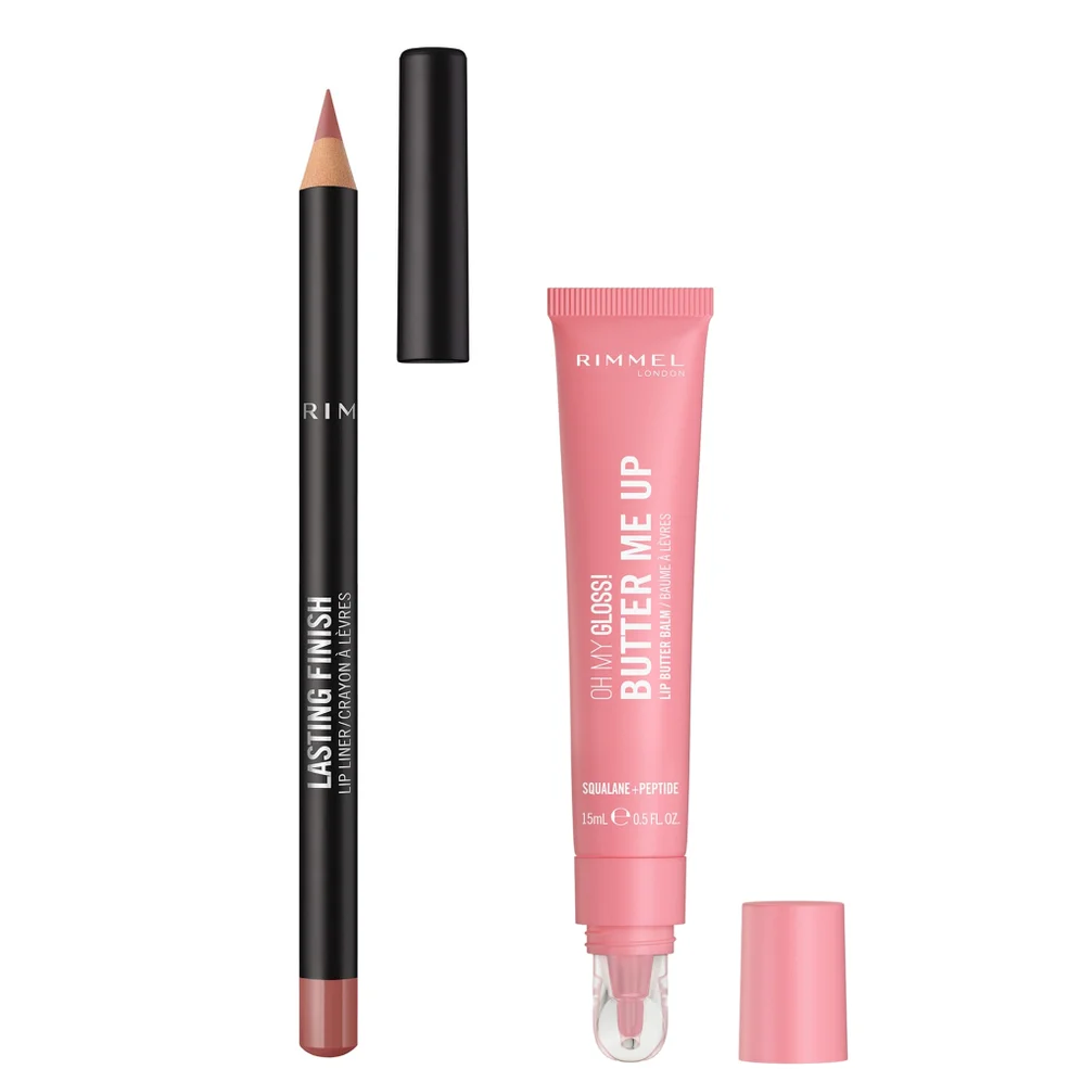 Rimmel Butter Me Up & Lasting Finish Lip Bundle (Various Shades) Zdjęcie 1
